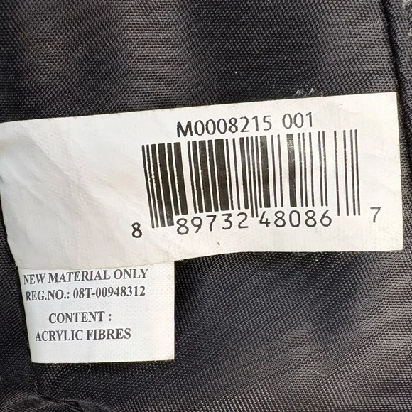 Marc Jacobs Black Nylon Crossbody Messenger Bag Leather Trim Silver Hardware - Picture 6 of 13